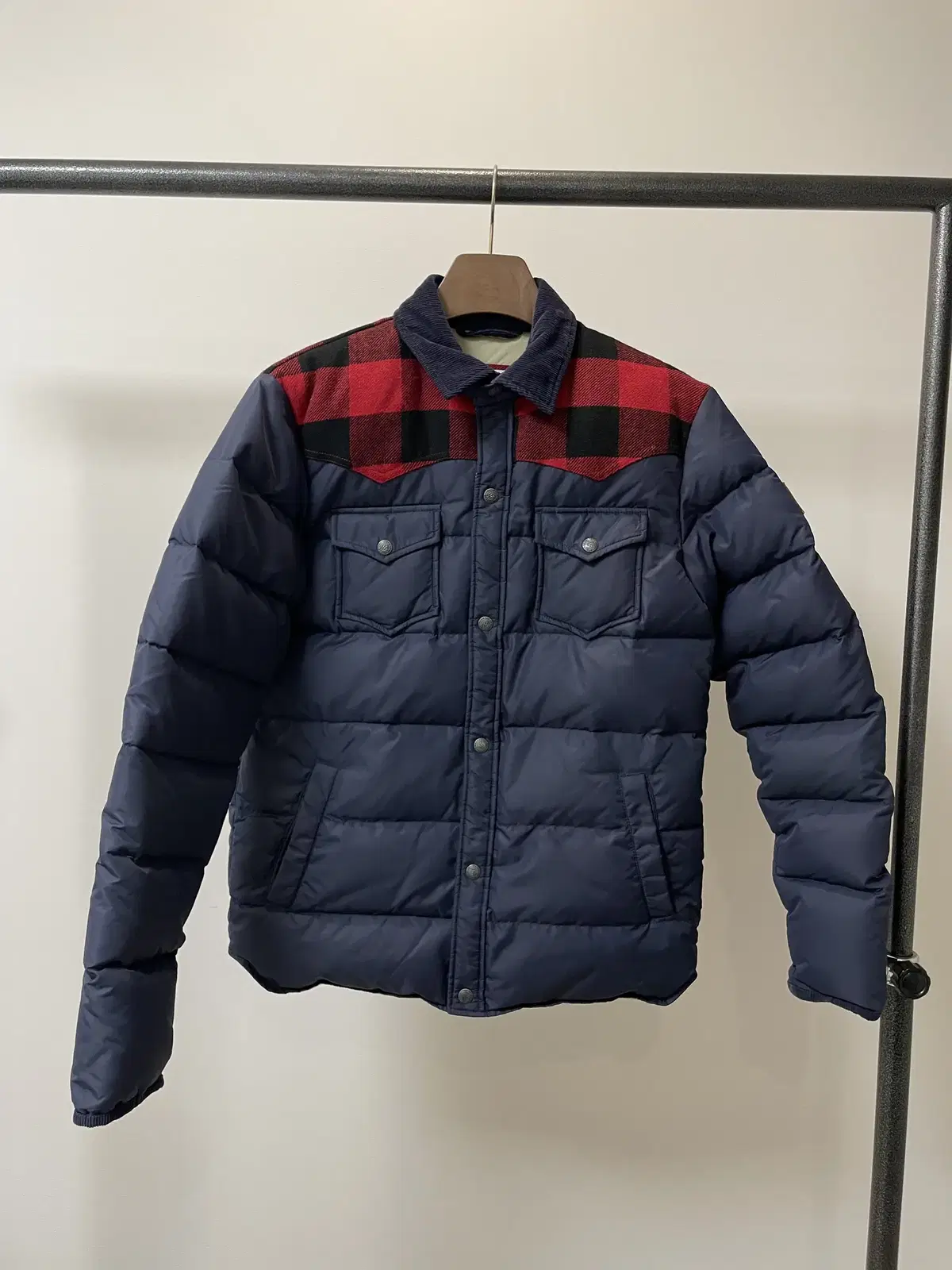 (S) Penfield 펜필드 덕다운 네이비 셔츠형 자켓